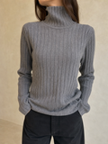 Maglione Lupetto Rifle Collo Alto Vintage Y2K Donna (XS) - indossata fronte