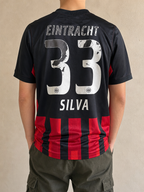 T-Shirt Nike x Frankfurt "Silva 33" Football 90s 2000s American Style Vintage Y2K (M) - indossata retro