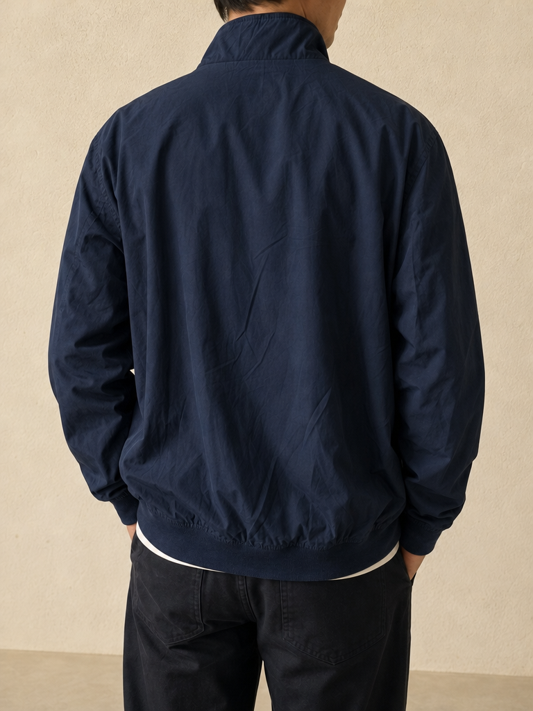 Polo Ralph Lauren Giacca Blu Vintage Y2K Uomo - indossata retro
