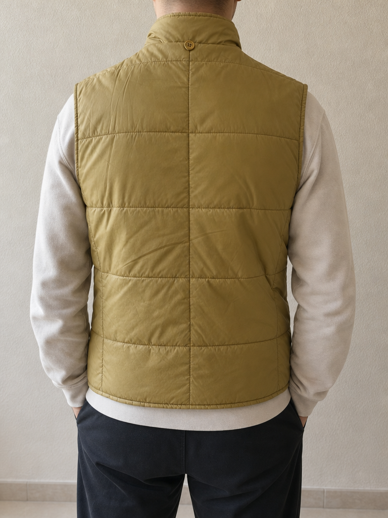 Giacca Giubbino Smanicato Best Company Vintage Y2K Uomo (S) - indossata retro