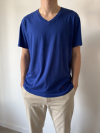 Polo Ralph Lauren Maglietta Blu Logo Ricamato Vintage Y2K (L) — foto 1