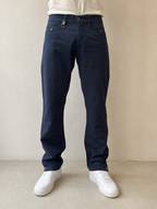 Pantaloni Ralph Lauren Slim Fit con Bottoni a Clip sul Fondo Vintage Y2K Uomo (XS) - indossata fronte