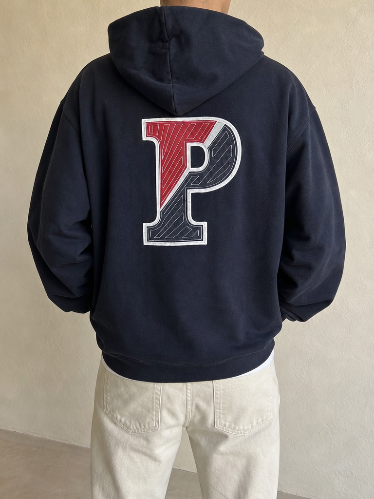 Felpa Champion American Printed Vintage Y2K (S) - indossata retro