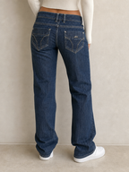 Jeans Denim Denim Blu Miss Sixty Low Waist Vintage Y2K Donna (S) - indossata retro