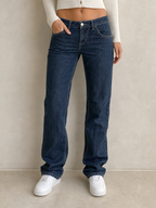 Jeans Denim Denim Blu Miss Sixty Low Waist Vintage Y2K Donna (S) - indossata fronte