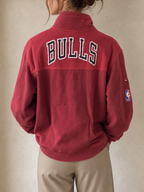 Felpa Adidas Chicago Bulls Zip Vintage Y2K Donna (M) - indossata retro