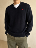 Maglione Sweater Polo Ralph Lauren Vintage Y2K Uomo (XXL) - indossata fronte