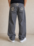Jeans Denim Raw Denim NYC Baggy Fit Vintage Y2K Uomo (M) - indossata retro