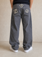 Jeans Denim Raw Denim NYC Baggy Fit Vintage Y2K Uomo (M) - indossata retro