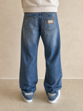 Denim Jeans Dolce & Gabbana Straight / Baggy Fit Particular Vintage Y2K Uomo (L) - indossata retro
