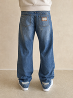 Denim Jeans Dolce & Gabbana Straight / Baggy Fit Particular Vintage Y2K Uomo (L) - indossata retro