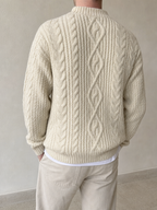 Maglione a Treccia Vintage Y2K (S) - indossata retro
