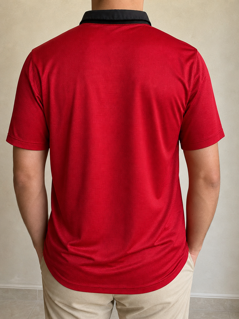 Polo Nike Manchester United indossata - retro senza personalizzazioni