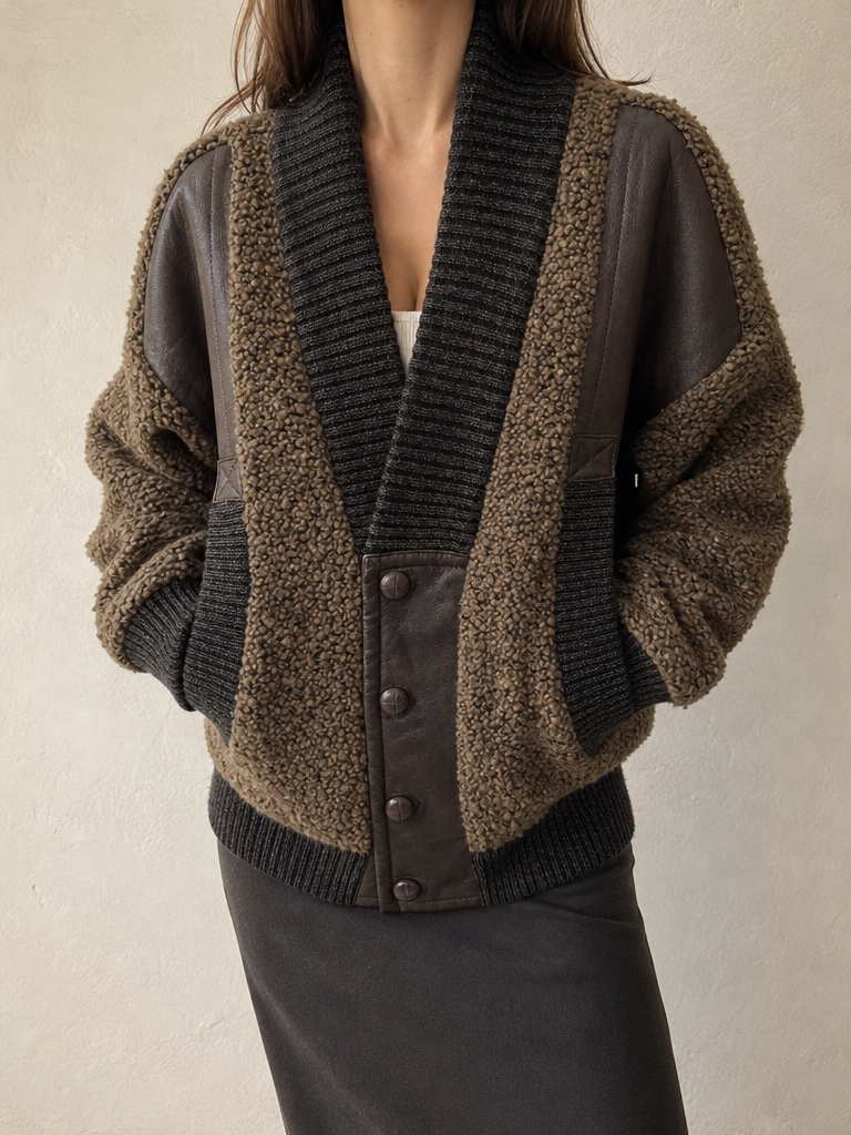 Marie Helene Cardigan Vintage Y2K Donna - indossata fronte