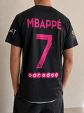 Jordan T-Shirt PSG Paris "Mbappè 7" Football 90s 2000s American Style Vintage Y2K Uomo (M) — foto posteriore indossata