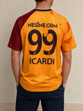 T-Shirt Nike Galatasaray "Icardi 99" Football 90s 2000s American Style Vintage Y2K Uomo (L) - indossata retro