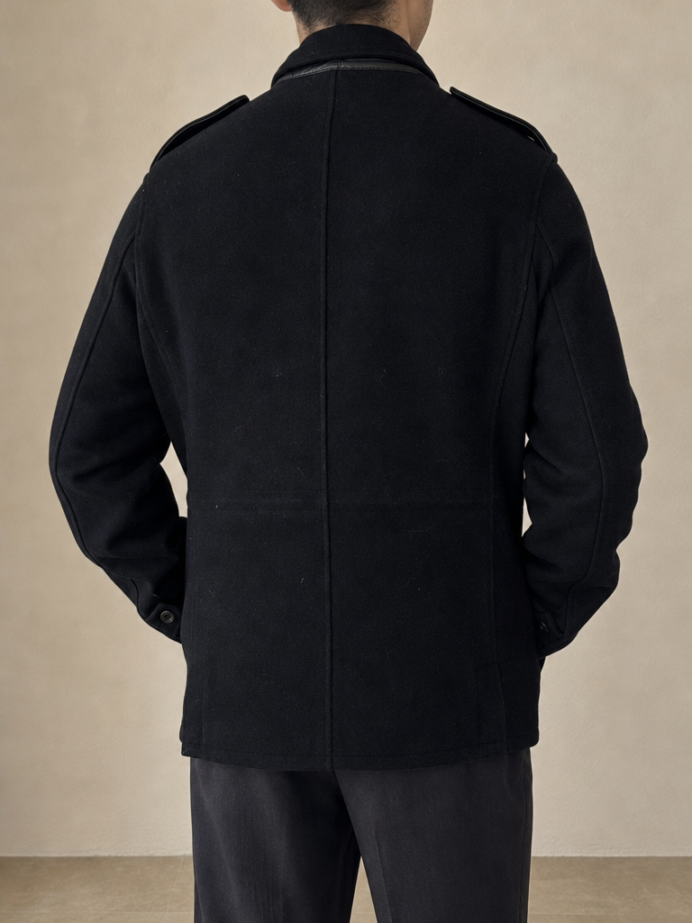 Giacca Cappotto Ralph Lauren Double Vintage Y2K Uomo (L) - indossata retro