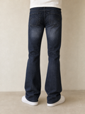 Denim Wahed Bootcut Jeans Vintage Y2K Uomo (XXS) - indossata retro