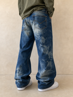 Denim Energie Washed Jeans Particular Super Baggy Fit Hip-Hop Vintage Y2K Uomo (M) - indossata retro