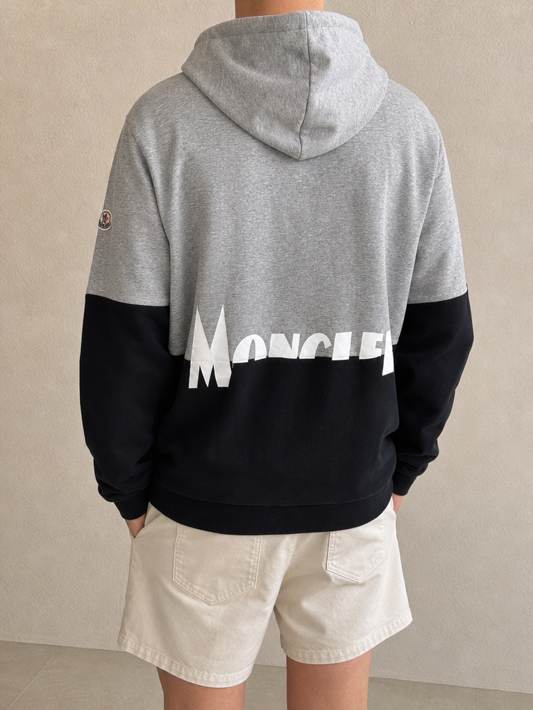 Felpa Moncler Vintage Y2K (XS) - indossata retro