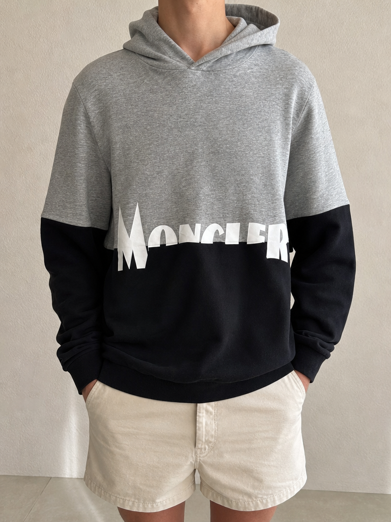 Felpa Moncler Vintage Y2K (XS) - indossata fronte