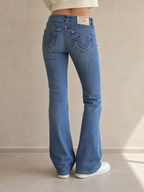 Denim Jeans True Religion Bootcut Vintage Y2K Donna (XS) - indossata retro