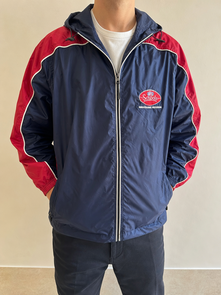 Giacca Giubbino AFL Casacca Zip Vintage Y2K (L) - indossata fronte