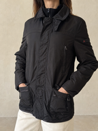 Peuterey Giacca Nero Vintage Y2K Donna (L) - indossata fronte