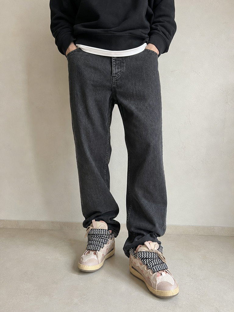 Scarpe Sneakers Lanvin Curb Vintage Y2K (44) - indossata fronte