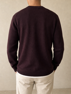 Pullover Dolce & Gabbana - Maglione Bordeaux D&G Vintage Y2K Uomo (XXL) - indossata retro