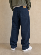 Denim Jeans Lacoste Baggy Fit Pants Dark Blu Vintage Y2K Uomo (L) - indossata retro