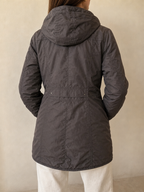 Giacca Cappotto Bomber Lungo Peuterey 90s 2000s American Style Hip Hop Rave Vintage Y2K Donna (S) - indossata retro