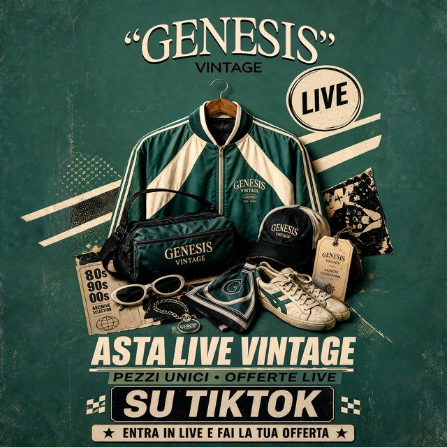ASTA LIVE da 1€🔥 - Genesis Vintage
