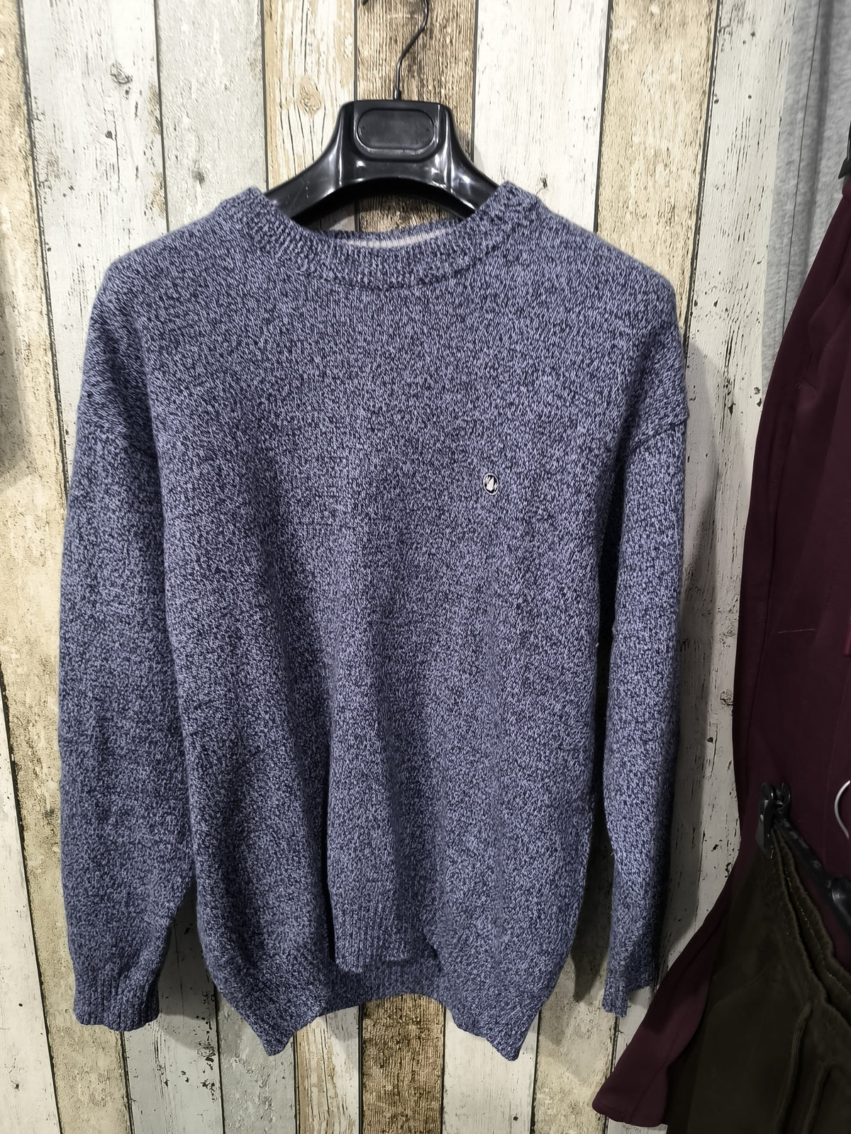 Maglione Girocollo Murphy&Nye Blu Mélange Vintage Y2K Uomo (L) — foto 3