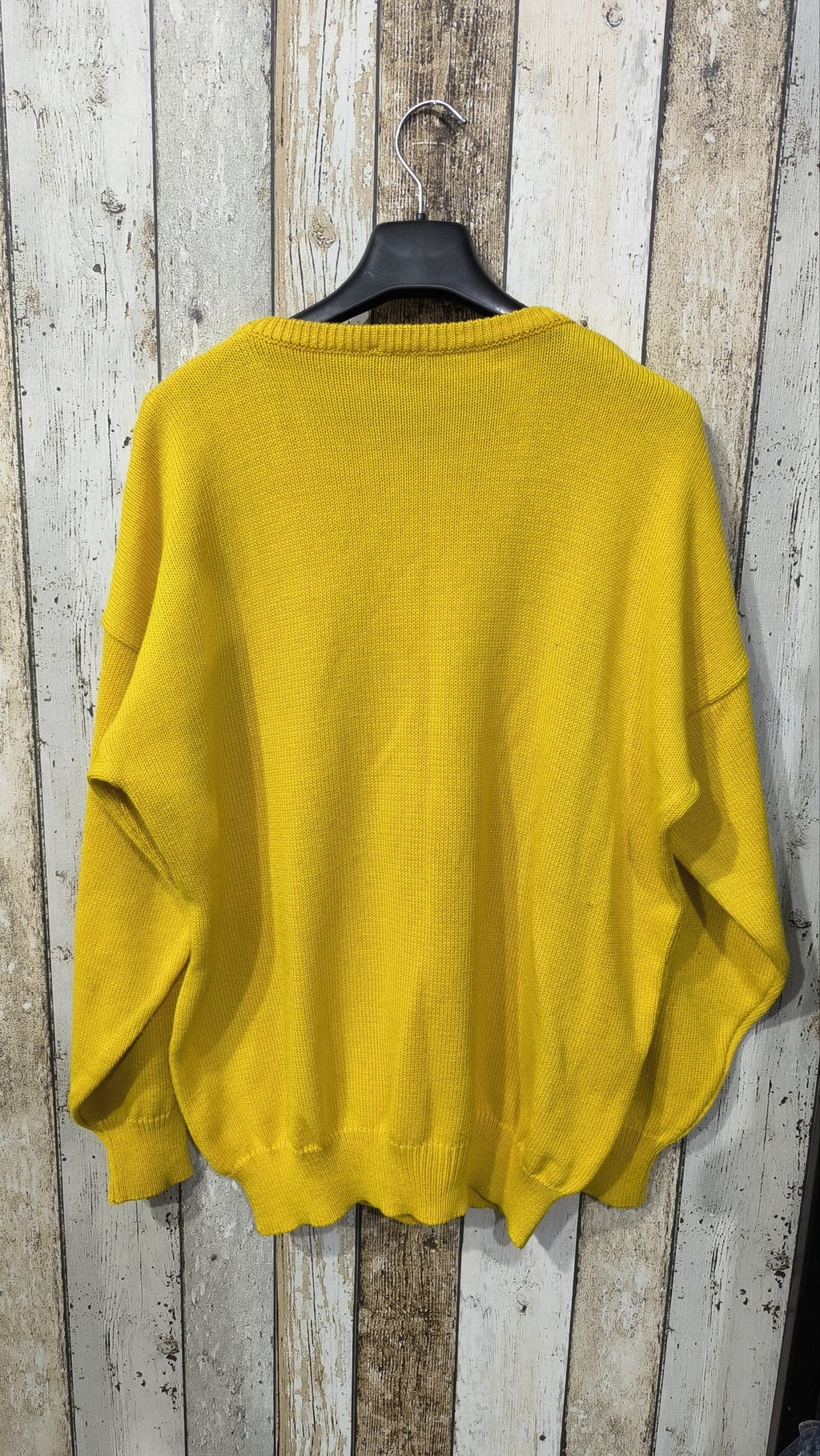 Airball Maglione Giallo con Toppe Vintage Y2K (L) — foto 6