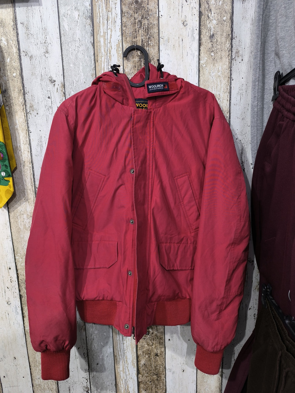 Piumino con cappuccio Woolrich Arctic Jacket Rosso Vintage Y2K (S) — foto 3