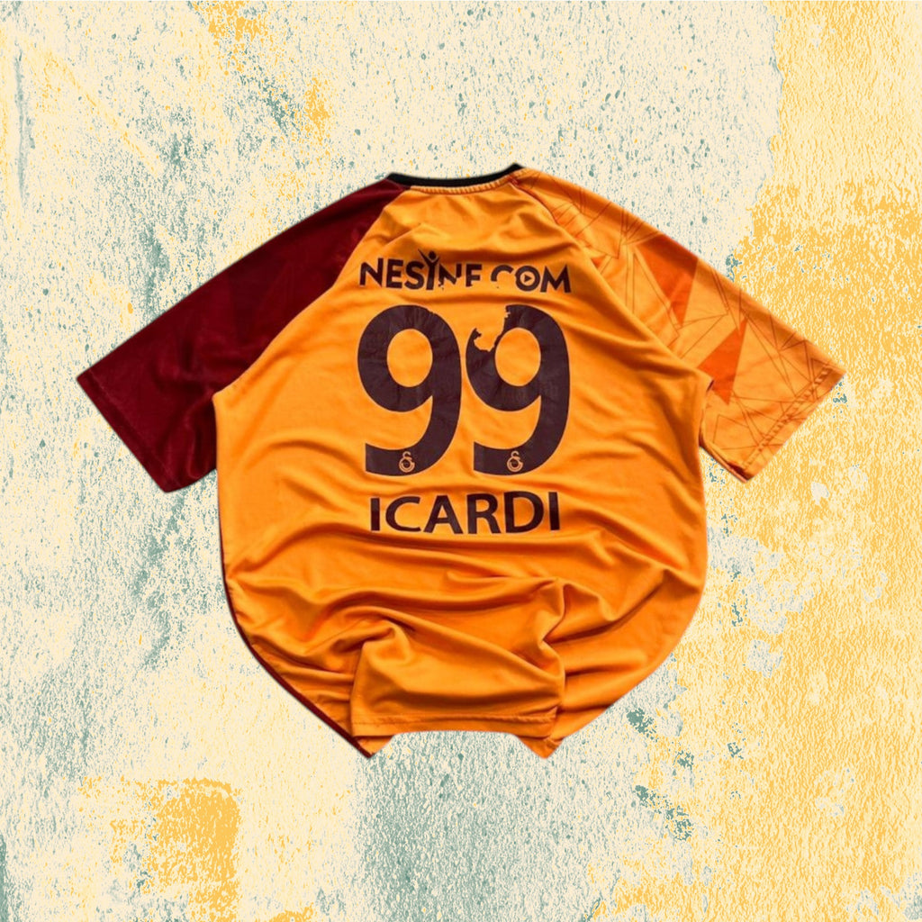 T-Shirt Nike Galatasaray "Icardi 99" Football Vintage Y2K 90s 2000s American Style (L)