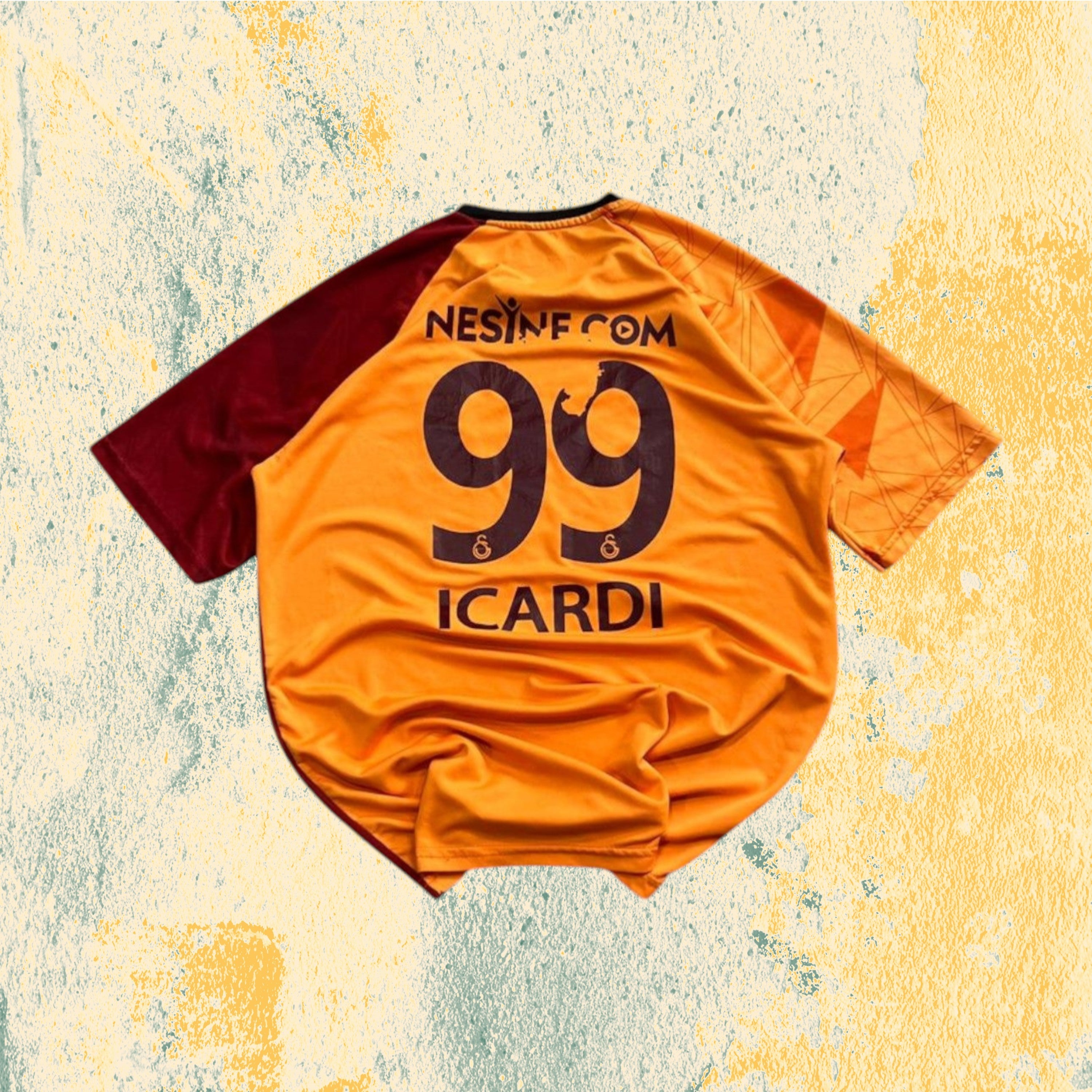 T-Shirt Nike Galatasaray "Icardi 99" Football Vintage Y2K 90s 2000s American Style (L)