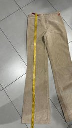 Pantaloni velluto a coste Ramp gamba ampia Beige tortora Vintage Y2K (38) — foto 8