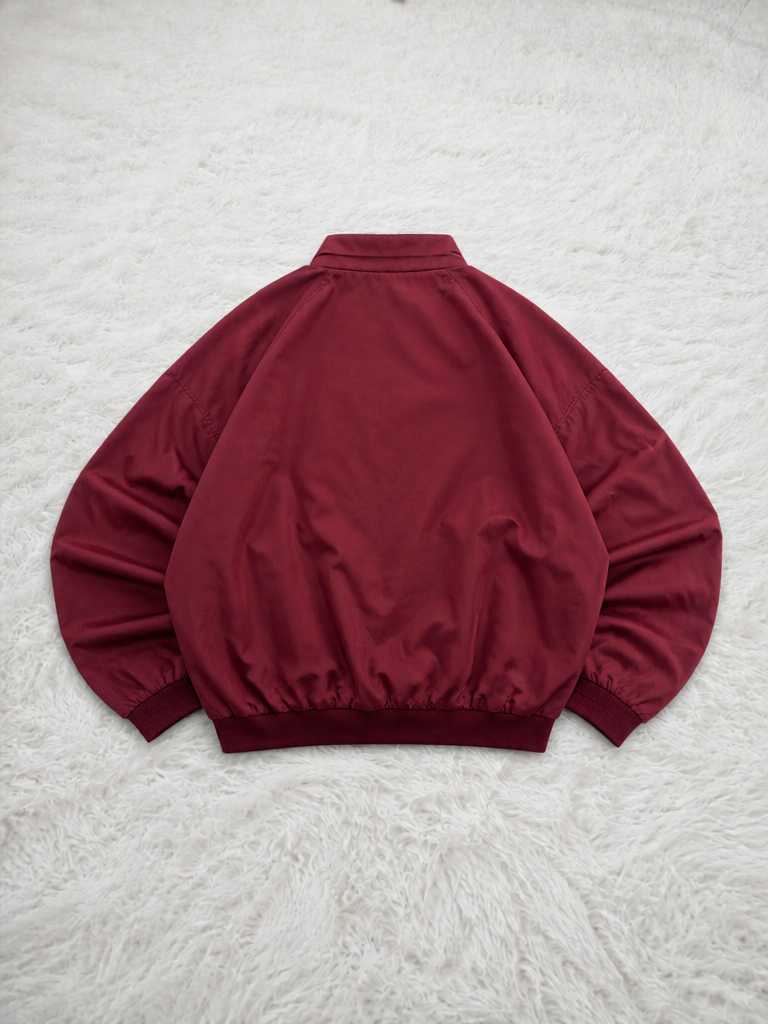 Giacca bomber Most Wollin Zip Collo a camicia Bordeaux Vintage Y2K (M) — foto 2