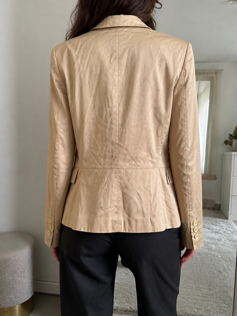 Blazer ICEBERG Monopetto Beige Vintage Y2K (XS) — foto 2