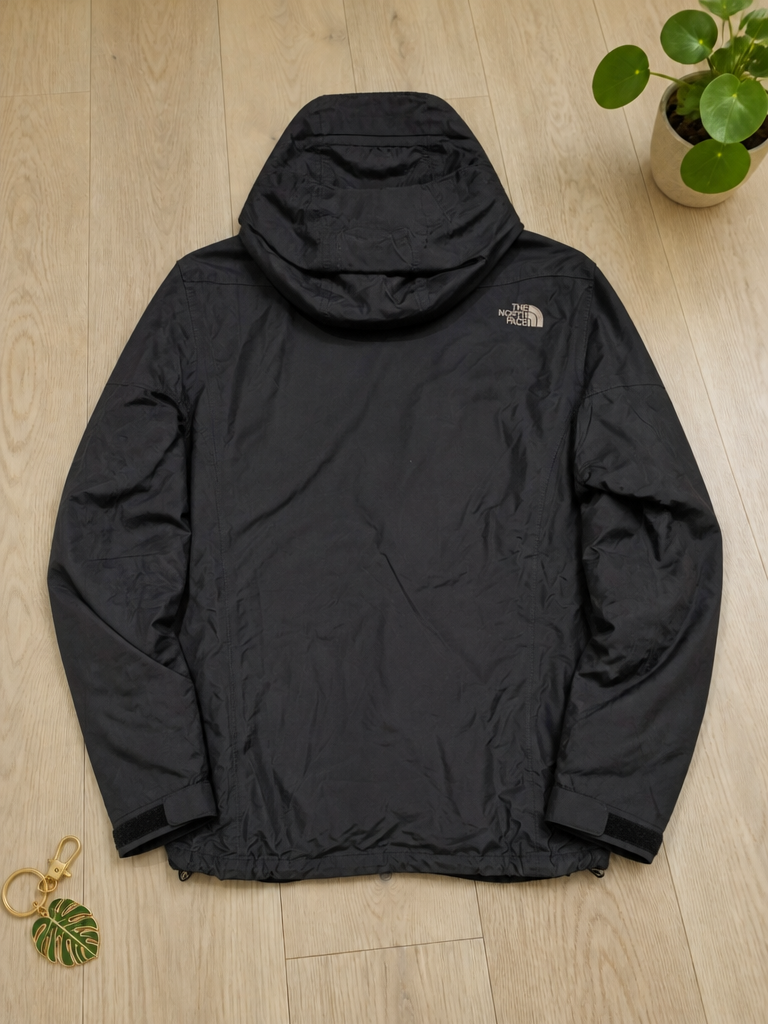 Giacca con cappuccio The North Face Zip Integrale Nero Vintage Y2K Donna (L) — foto 2