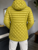 Piumino con cappuccio Cavalli Class TX T42V SB067 Giallo lime/verde oliva Vintage Y2K (L) — foto 2