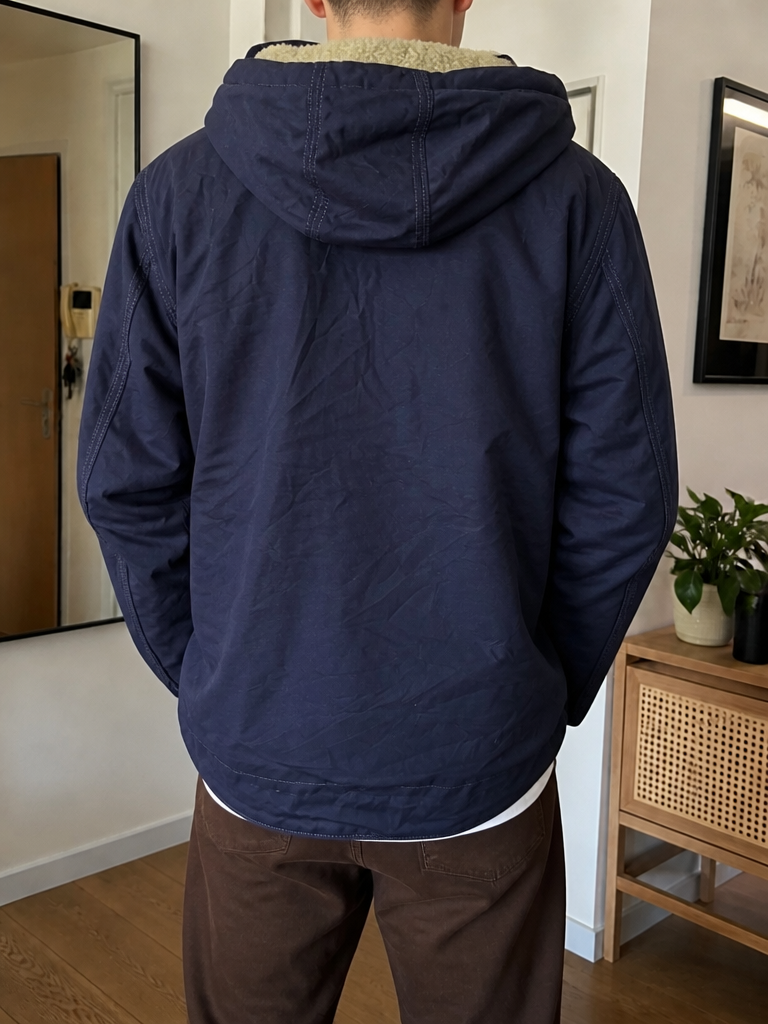 Giacca con cappuccio e zip Carhartt Full Swing FR Blu navy Vintage Y2K — foto 2