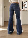Jeans a vita bassa a zampa Versace Jeans Couture Vintage Y2K Donna (S) — foto 1