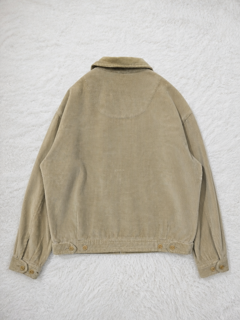 Giacca Polo Ralph Lauren Velluto a Coste Beige Chiaro Vintage Y2K (L) — foto 2