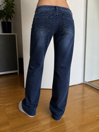 Jeans True Religion 5 Tasche Blu Scuro Vintage Y2K (S) — foto 1
