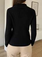 Maglione collo alto United Colors of Benetton Nero Vintage Y2K (S) — foto 2