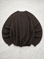 Maglione girocollo BeAlternative Marrone scuro Vintage Y2K (XL) — foto 2