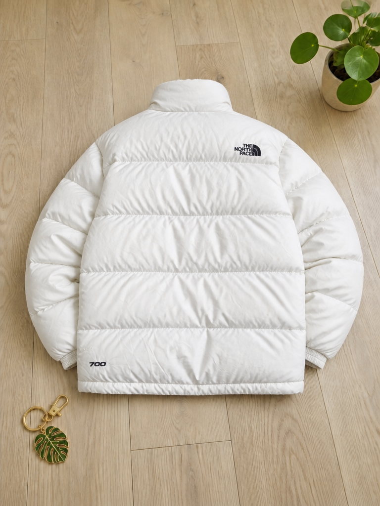 Gilet Piumino Imbottito The North Face Bianco Vintage Y2K Donna (S) — foto 2